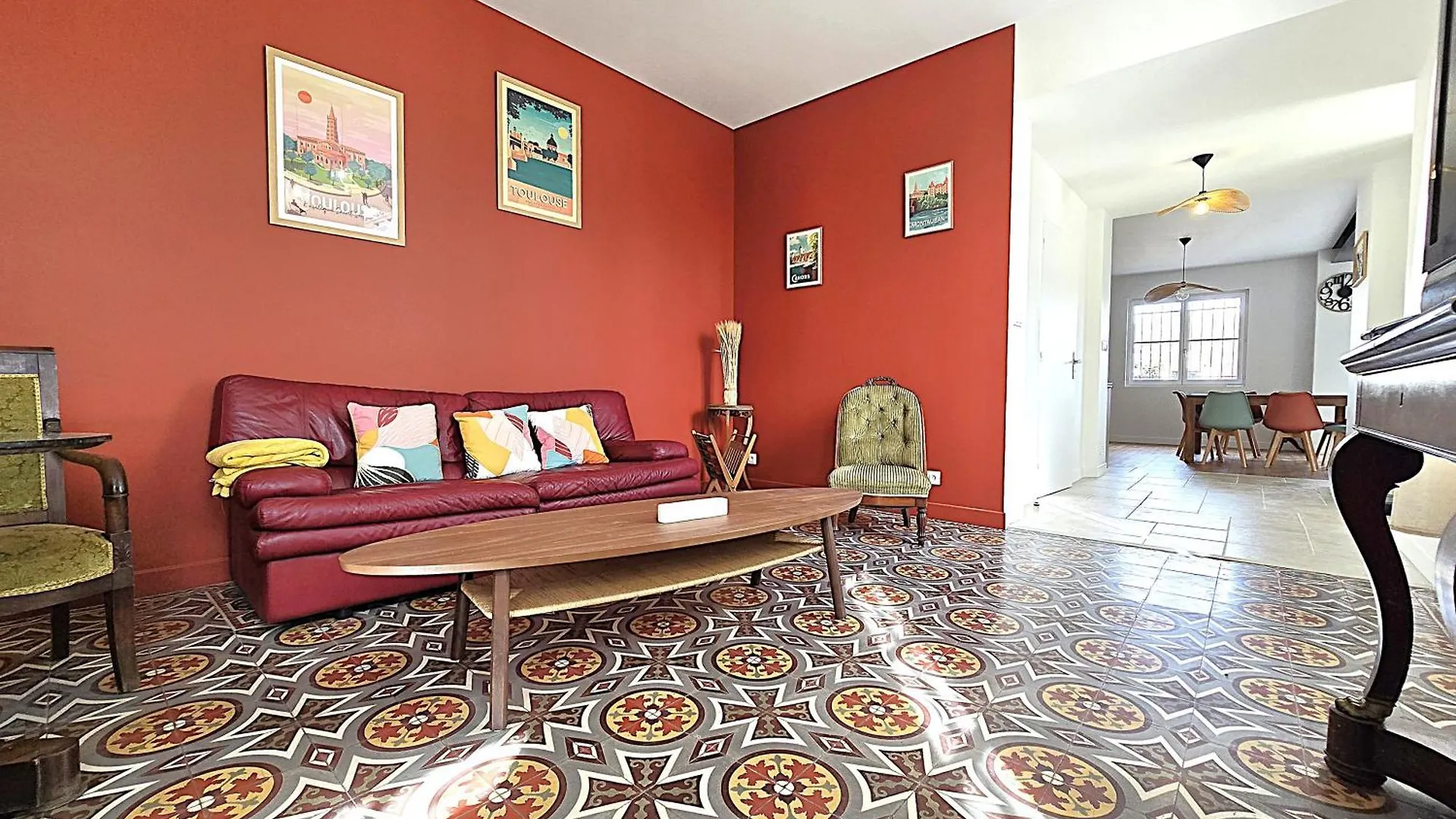 Belle Villa Au Coeur Du Frontonnais - Coeur De Village - Piscine, Jardin Et Terrasses Prives - Climatisation - 8 Personnes - 5 Lits Frankrijk